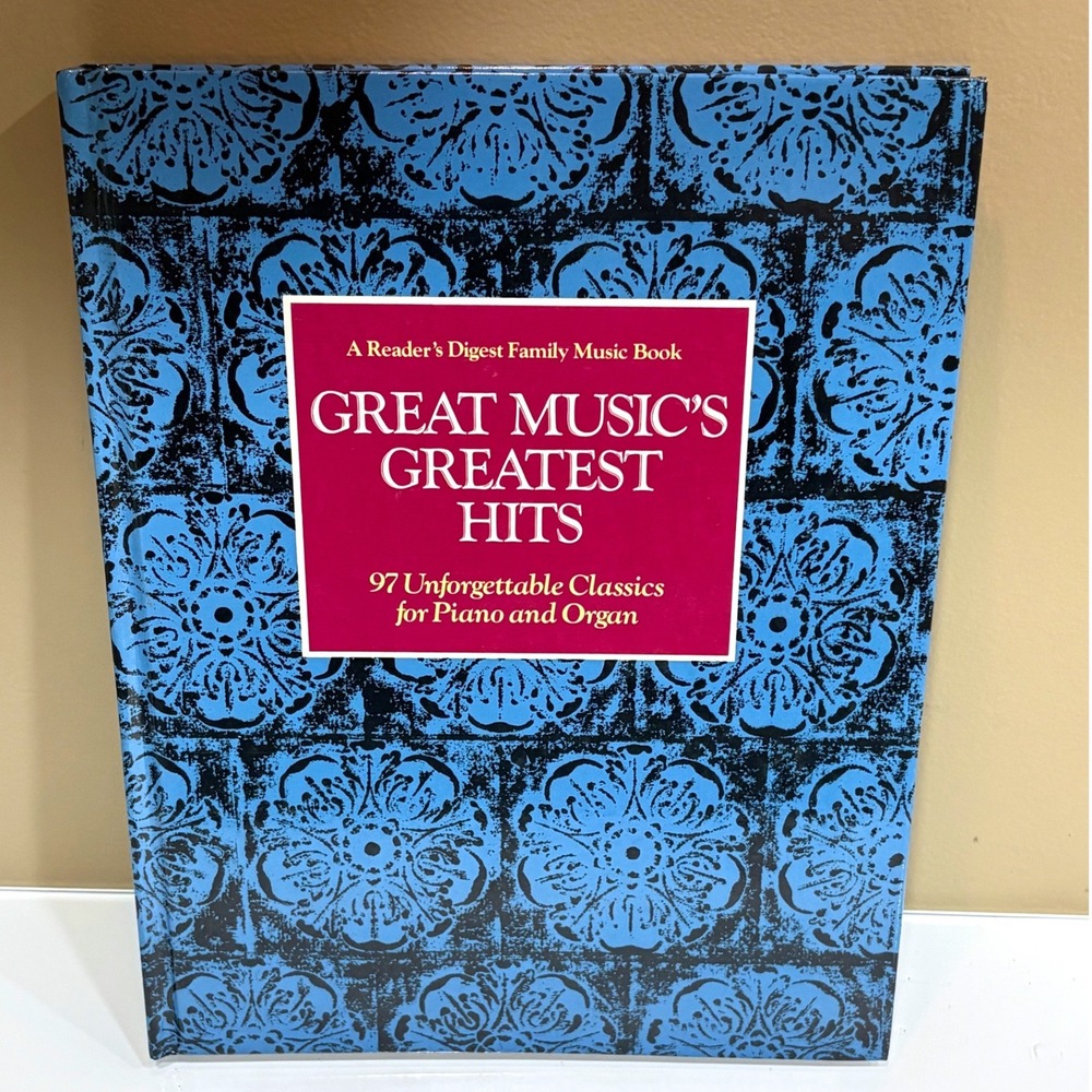 Reader's Digest Great Music's Greatest Hits 97 Piano Organ Sheet Music VTG Book